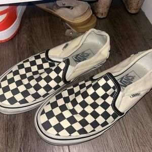 Classic checkered vans